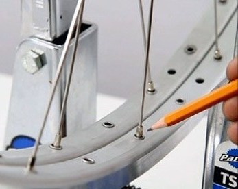 wheel in true stand